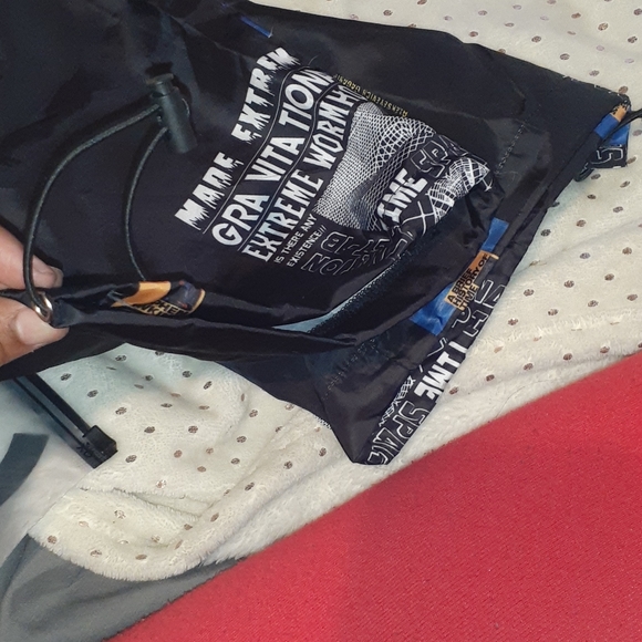 Letter graphic drawstring pants - Picture 5 of 6